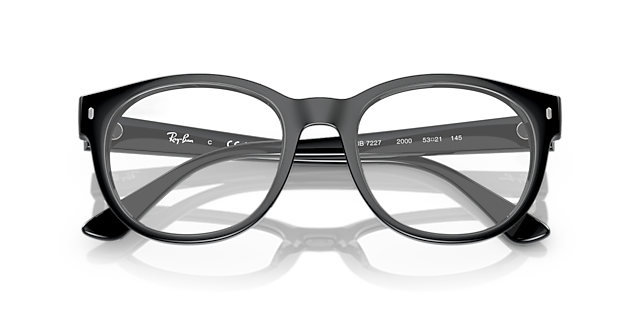 RB7227 Black PlasticEyeglass Frames for Glasses Direct, Closed View