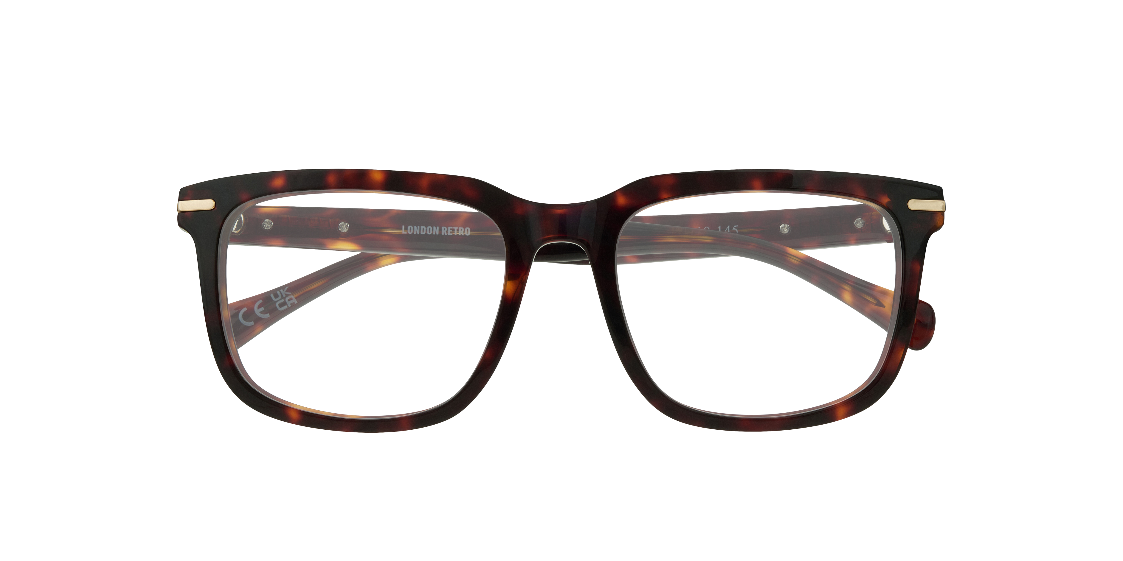 Kenton Havana AcetateEyeglass Frames for Glasses Direct, Closed View