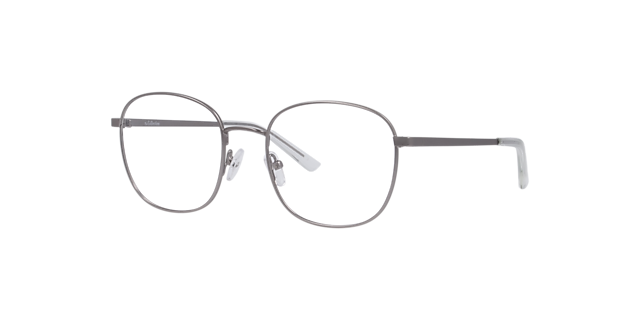 Mckenna Gunmetal MetalEyeglass Frames for Glasses Direct, Angle View