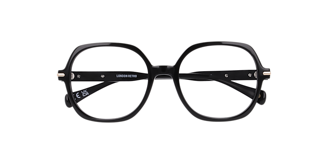 Marble Arch Black AcetateEyeglass Frames for Glasses Direct, Closed View
