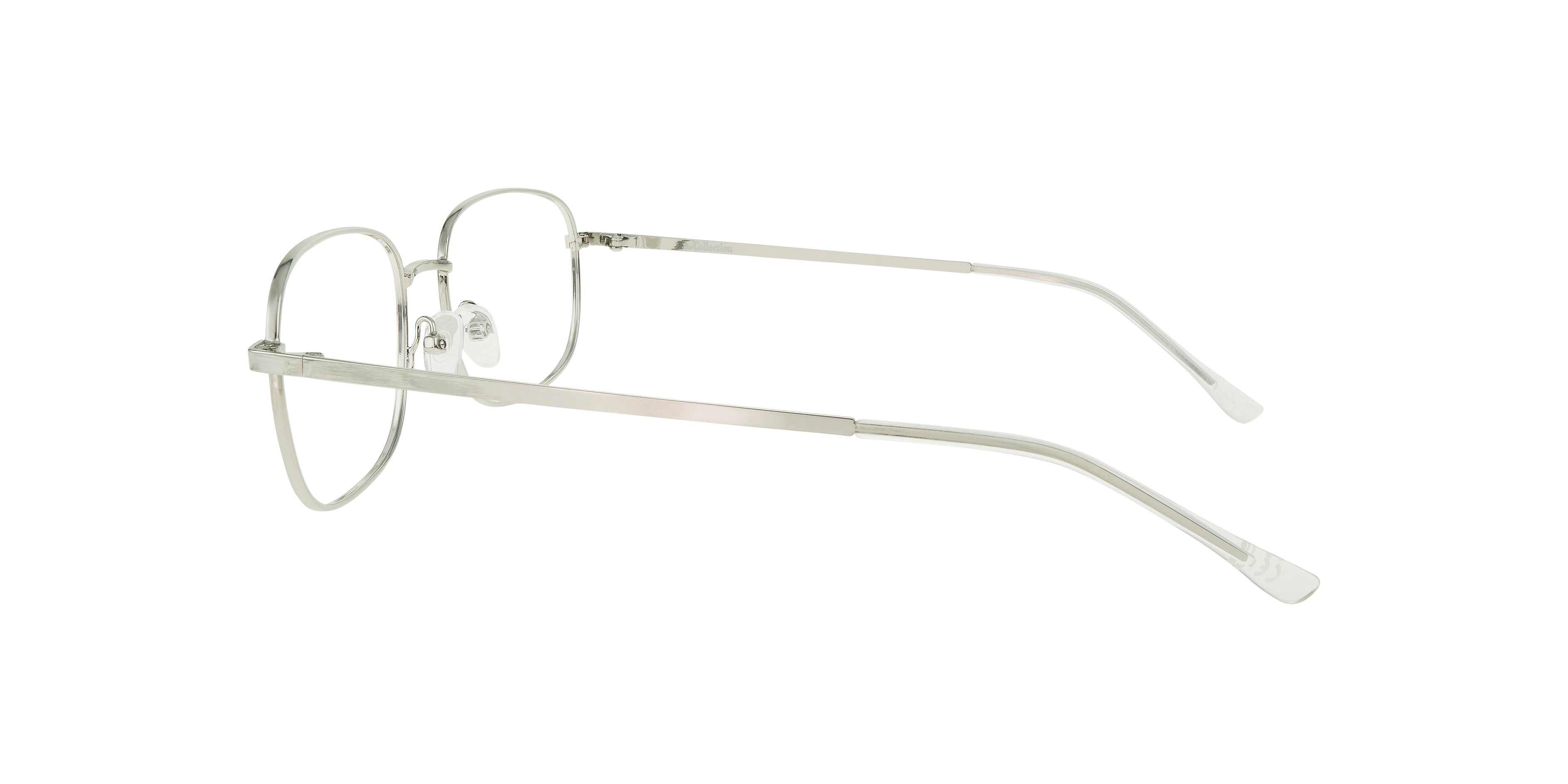 Lacy Silver & Crystal MetalEyeglass Frames for Glasses Direct, Side View