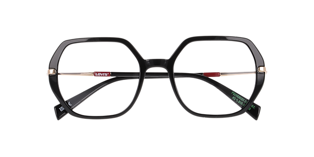 LV 1085 Black PlasticEyeglass Frames for Glasses Direct, Closed View