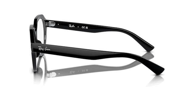 RB7214 Black PlasticEyeglass Frames for Glasses Direct, Side View