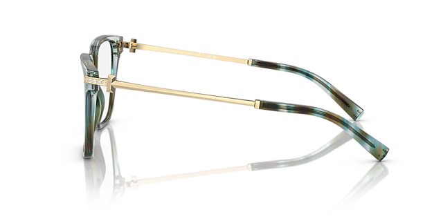 TF2234B Ocean Turquoise AcetateEyeglass Frames for Glasses Direct, Side View