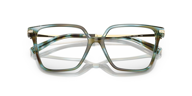 TF2234B Ocean Turquoise AcetateEyeglass Frames for Glasses Direct, Closed View