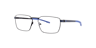 Cumade Black MetalEyeglass Frames for Glasses Direct, Angle View