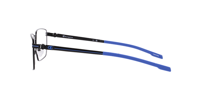 Cumade Black MetalEyeglass Frames for Glasses Direct, Side View