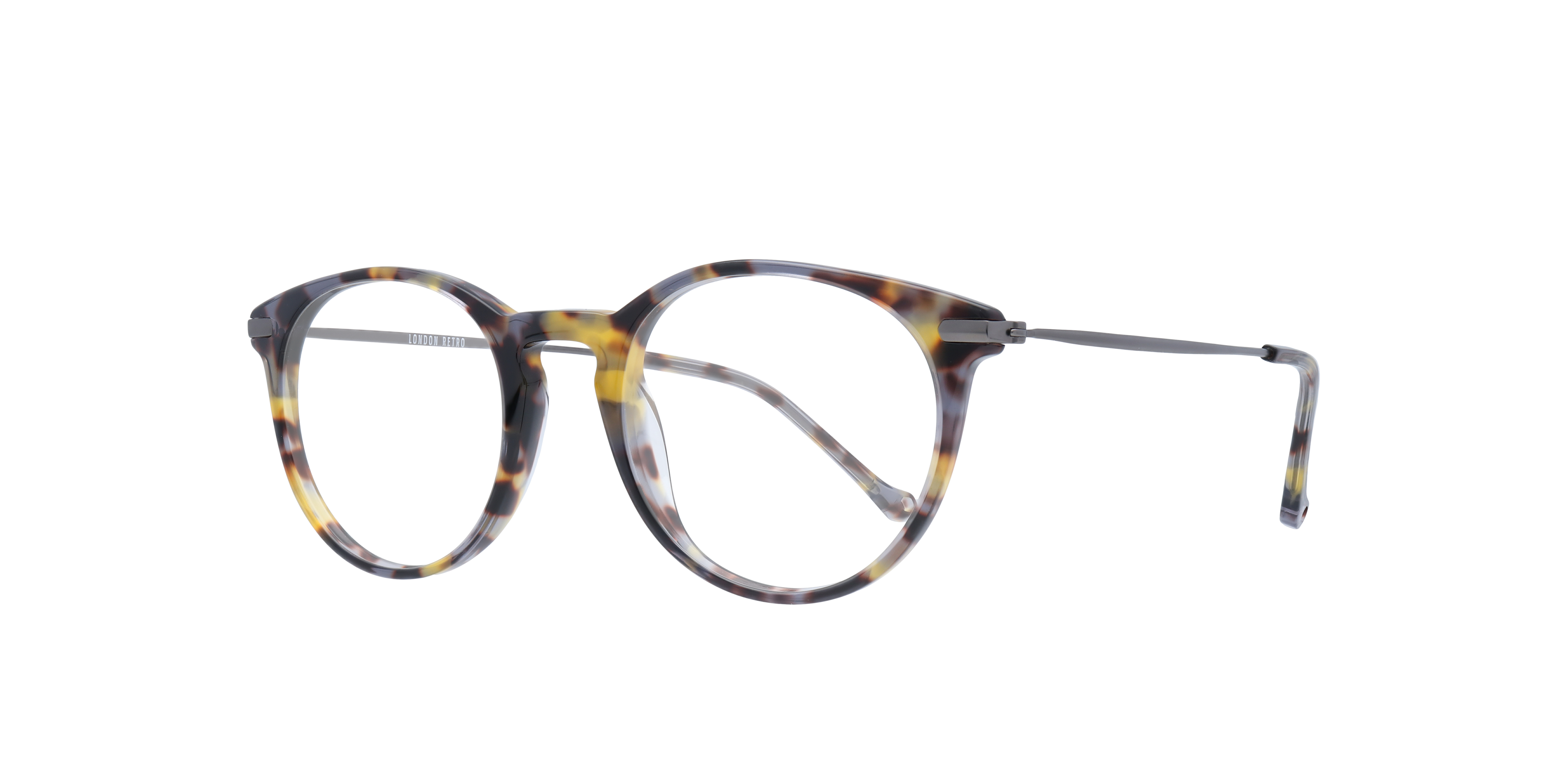 Albion Grey Havana AcetateEyeglass Frames for Glasses Direct, Angle View