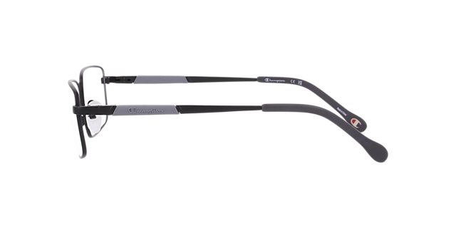 Cu1015 Black MetalEyeglass Frames for Glasses Direct, Side View