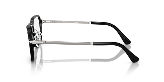PO3331V Black AcetateEyeglass Frames for Glasses Direct, Side View