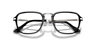 PO3331V Black AcetateEyeglass Frames for Glasses Direct, Closed View