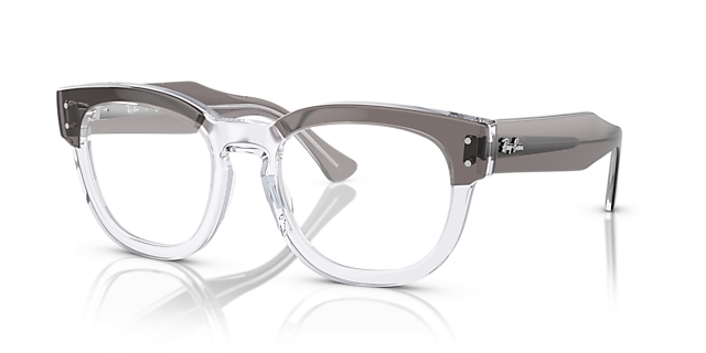 RB0298V Grey On Transparent AcetateEyeglass Frames for Glasses Direct, Angle View