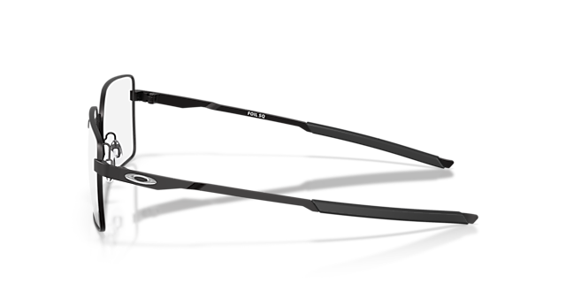 Foil SQ Satin Black MetalEyeglass Frames for Glasses Direct, Side View