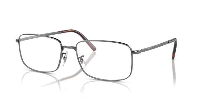 RB3717V Gunmetal MetalEyeglass Frames for Glasses Direct, Angle View