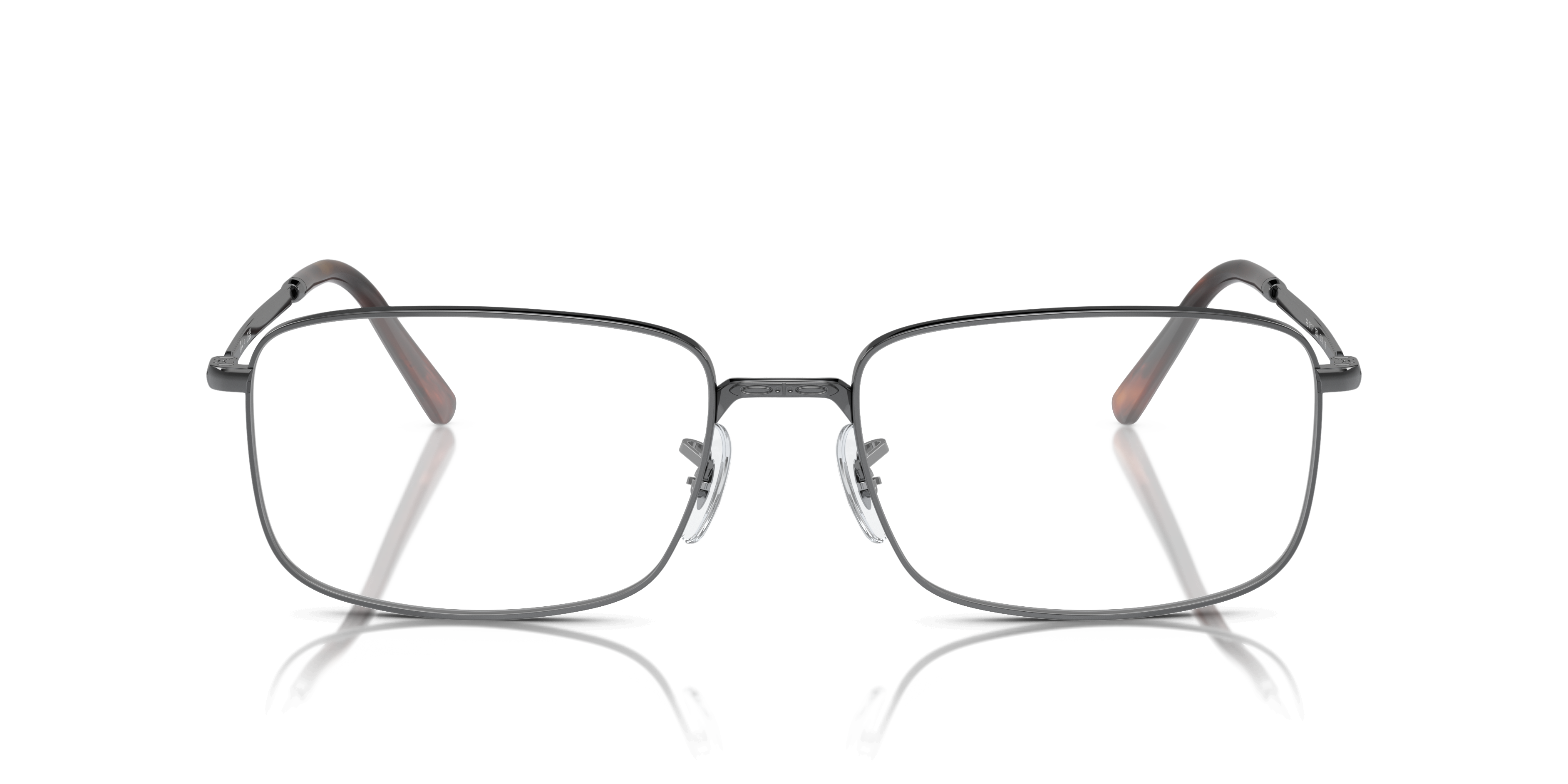 RB3717V Gunmetal MetalEyeglass Frames for Glasses Direct, Front View