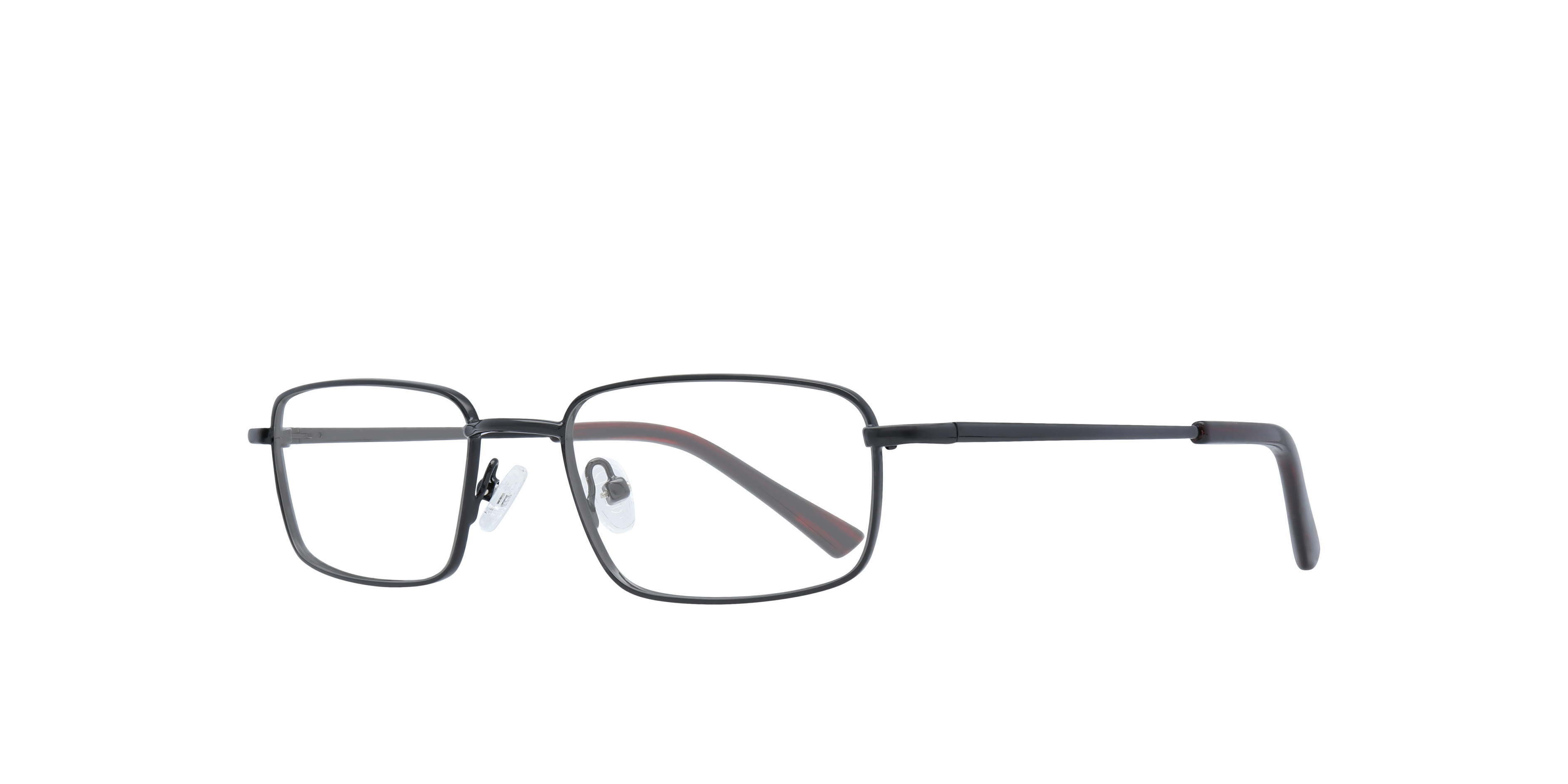 Ellis Black MetalEyeglass Frames for Glasses Direct, Angle View