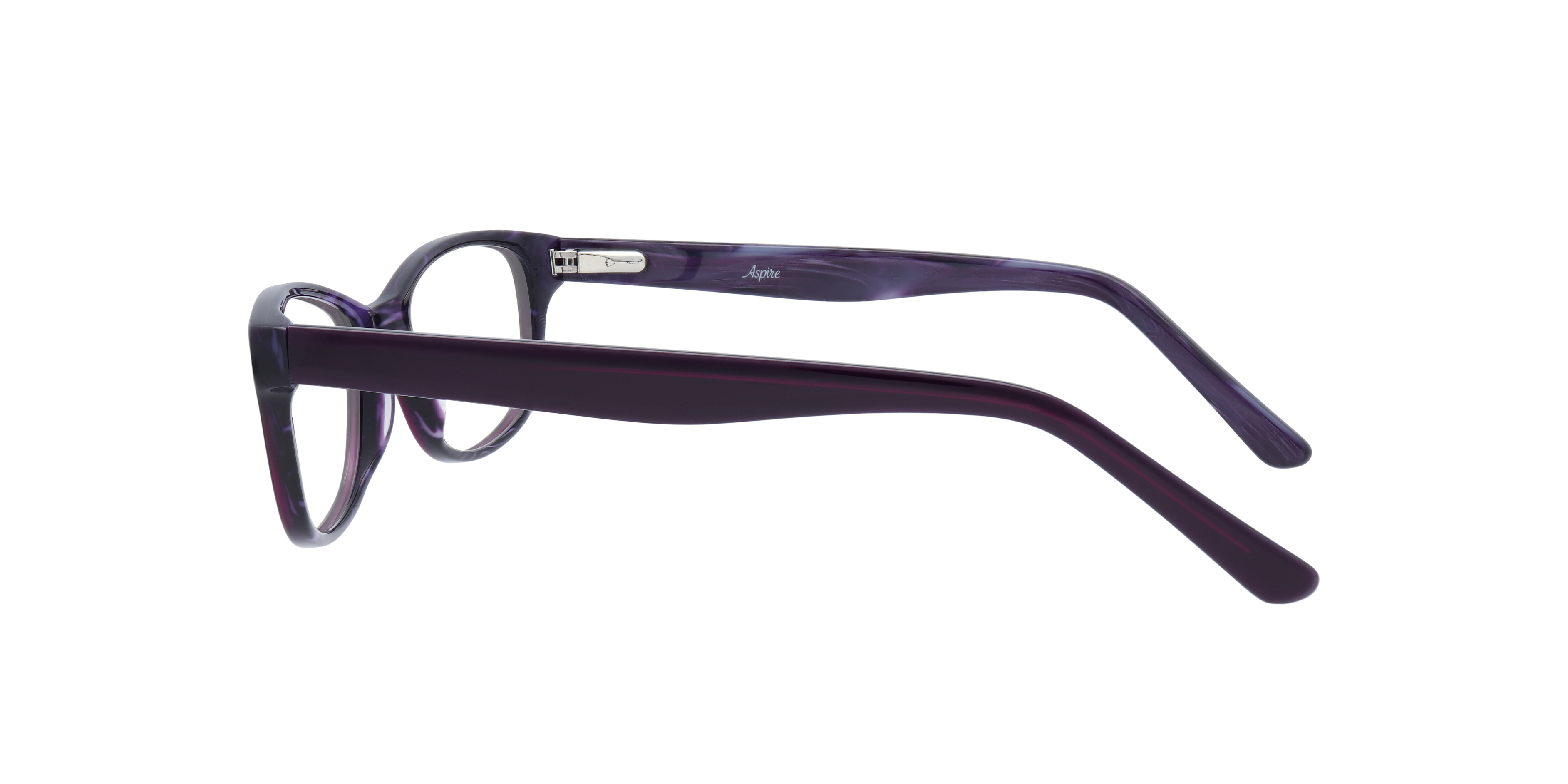 Addison Purple AcetateSunglass Frames for Glasses Direct, Side View