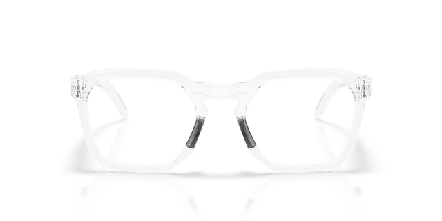 HSTN SQ Polished Clear PlasticEyeglass Frames for Glasses Direct, Front View