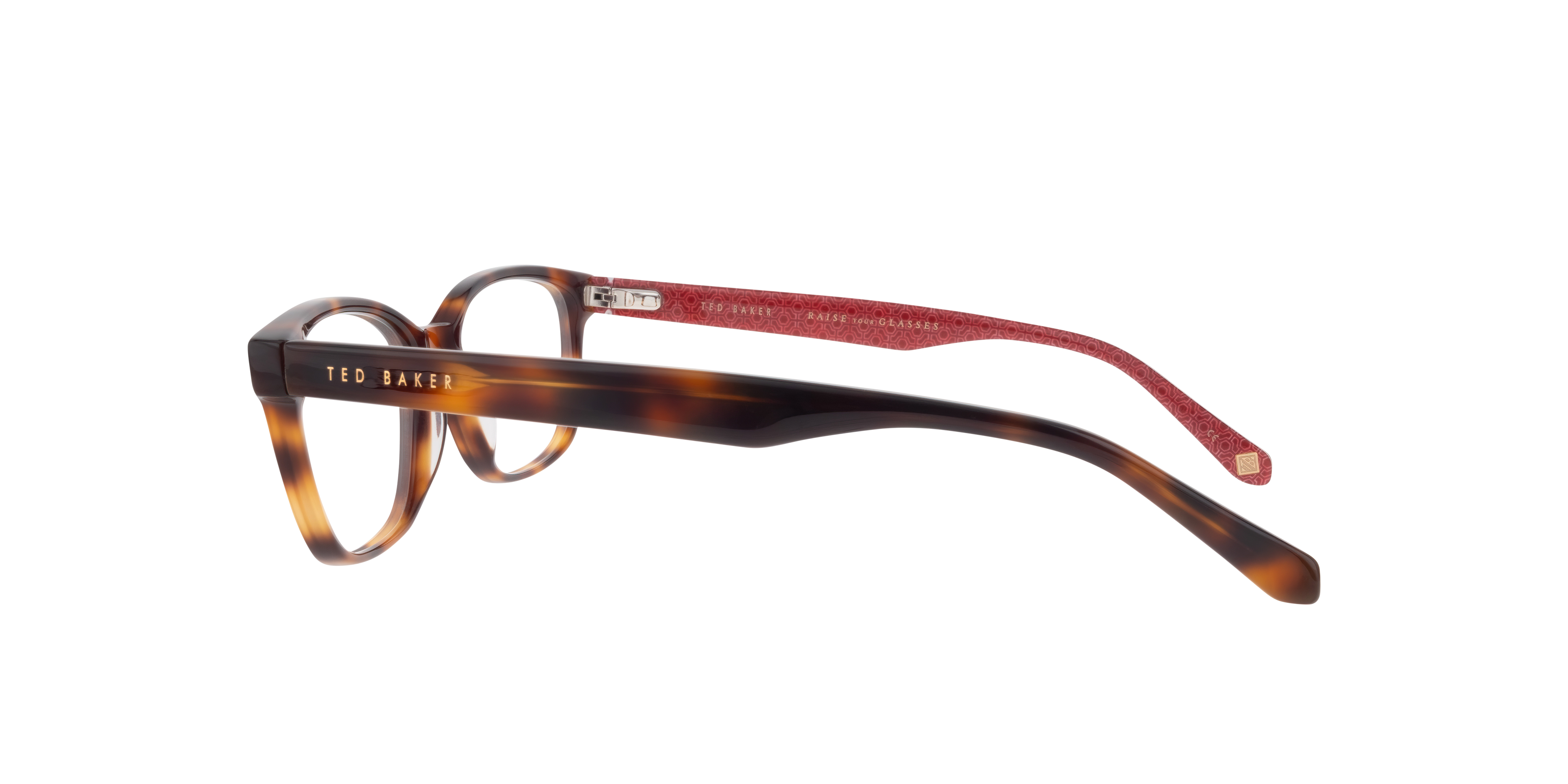 TB8230 Brown AcetateEyeglass Frames for Glasses Direct, Side View