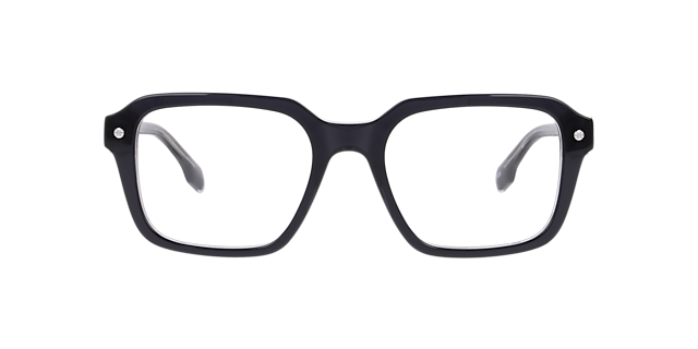 Neo Bilayer Black & Crystal Grey AcetateEyeglass Frames for Glasses Direct, Front View