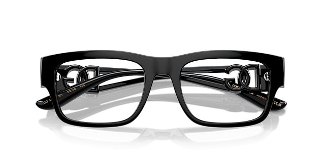 DG5110 Black PlasticEyeglass Frames for Glasses Direct, Closed View