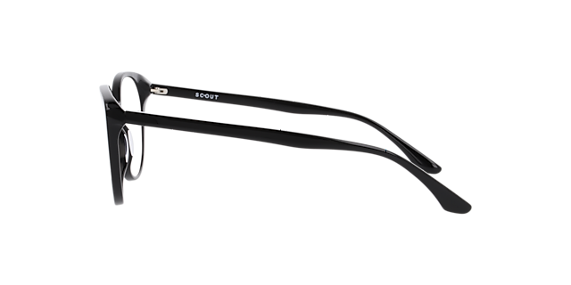 Madra Black AcetateEyeglass Frames for Glasses Direct, Side View