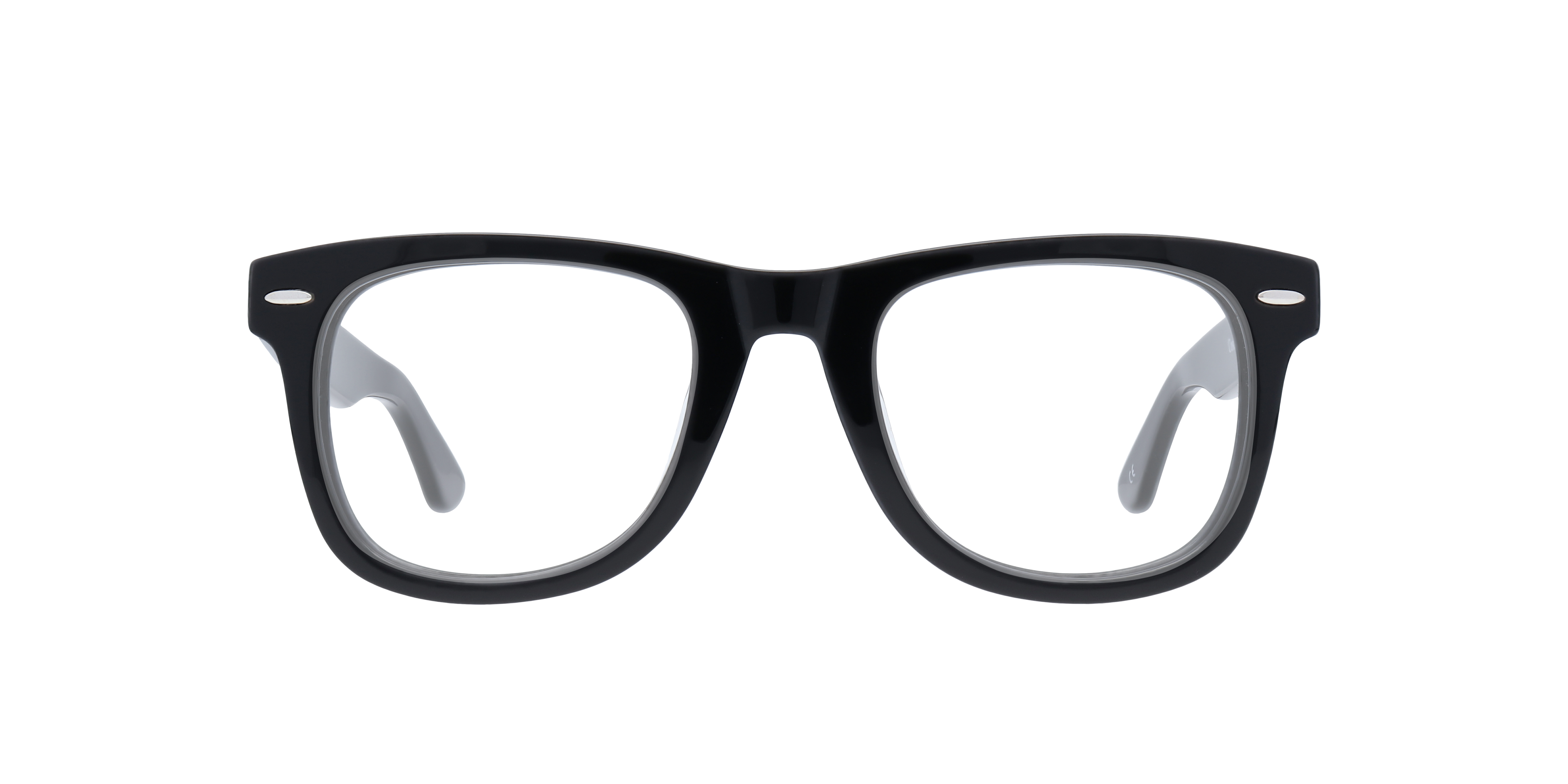 Costello Black AcetateEyeglass Frames for Glasses Direct, Front View