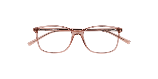 Jax Crystal Light Brown PlasticEyeglass Frames for Glasses Direct, Closed View