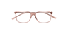 Jax Crystal Light Brown PlasticEyeglass Frames for Glasses Direct, Closed View
