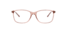 Jax Crystal Light Brown PlasticEyeglass Frames for Glasses Direct, Front View