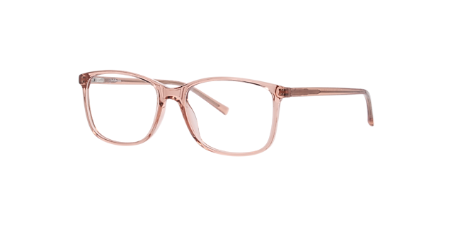 Jax Crystal Light Brown PlasticEyeglass Frames for Glasses Direct, Angle View