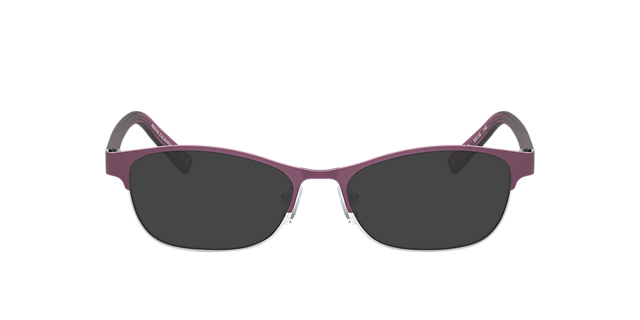 AX1010 Red & Shiny Pale Gold MetalEyeglass Frames for Glasses Direct, with Tinted Lenses