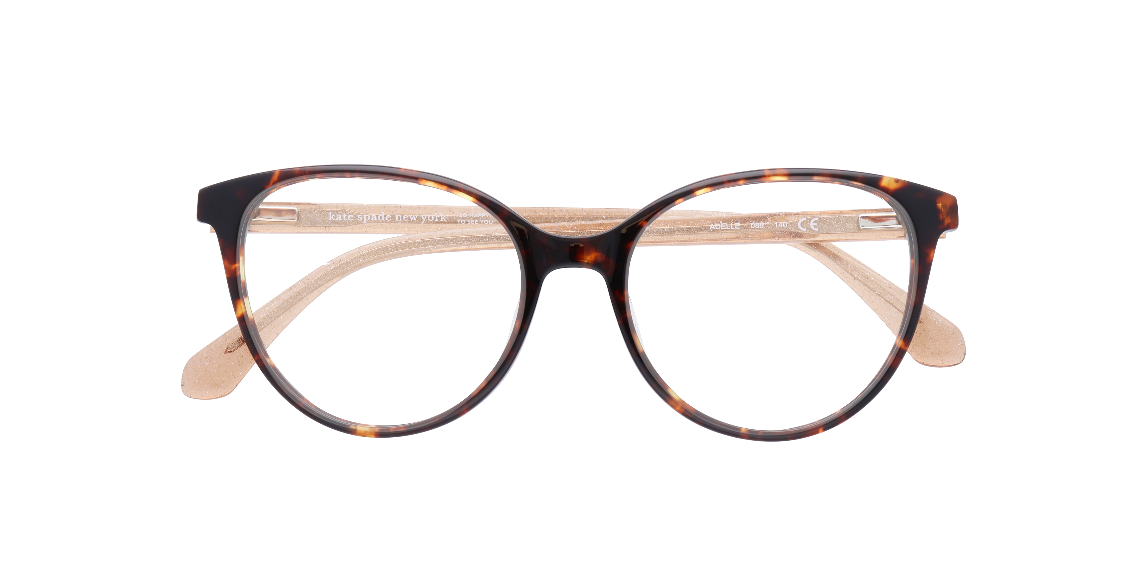 Adelle K3 Tortoise AcetateSunglass Frames for Glasses Direct, Closed View