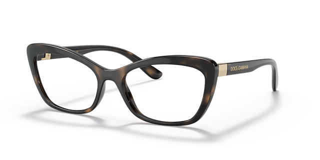 DG5082 Havana PlasticEyeglass Frames for Glasses Direct, Angle View