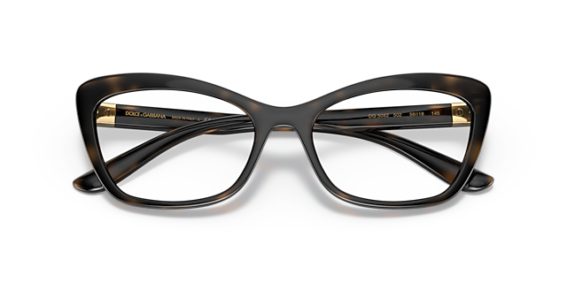 DG5082 Havana PlasticEyeglass Frames for Glasses Direct, Closed View
