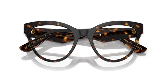 DG3372 Havana AcetateEyeglass Frames for Glasses Direct, Closed View