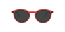 Joe Crystal Red PlasticEyeglass Frames for Glasses Direct, with Tinted Lenses