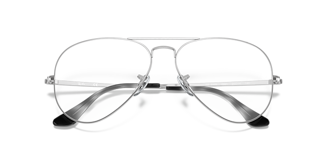 RB6489 Silver MetalEyeglass Frames for Glasses Direct, Closed View