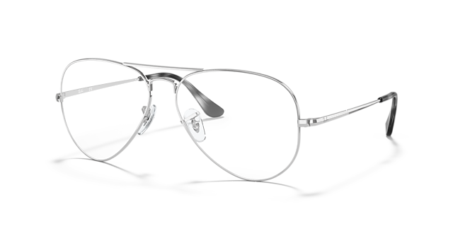 RB6489 Silver MetalEyeglass Frames for Glasses Direct, Angle View