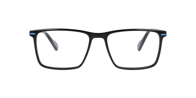 Bshigh Black AcetateEyeglass Frames for Glasses Direct, Front View