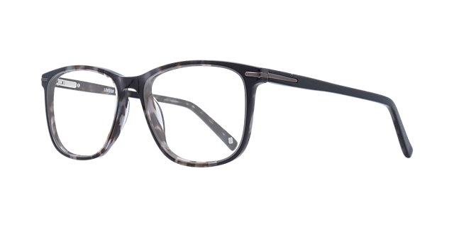 Clapham Grey  &  Brown AcetateEyeglass Frames for Glasses Direct, Angle View