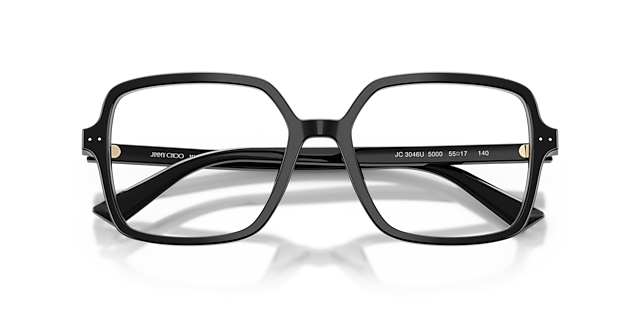 JC3046U Black AcetateEyeglass Frames for Glasses Direct, Closed View