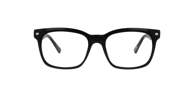 Mason Black PlasticEyeglass Frames for Glasses Direct, Front View