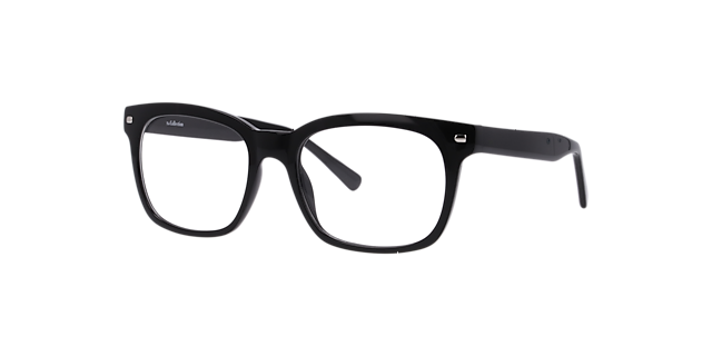 Mason Black PlasticEyeglass Frames for Glasses Direct, Angle View