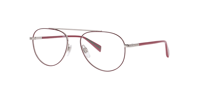 LV 1099 Pink MetalEyeglass Frames for Glasses Direct, Angle View
