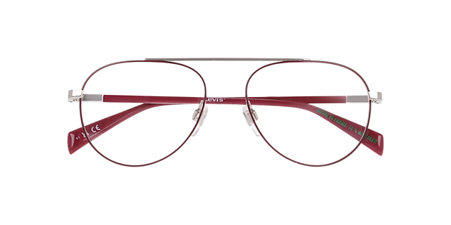 LV 1099 Pink MetalEyeglass Frames for Glasses Direct, Closed View