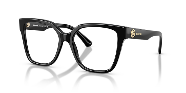 BE2443 Black AcetateEyeglass Frames for Glasses Direct, Angle View