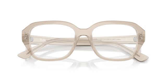 RB7258 Cloudy Warm White PlasticEyeglass Frames for Glasses Direct, Closed View