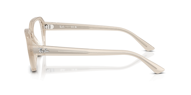 RB7258 Cloudy Warm White PlasticEyeglass Frames for Glasses Direct, Side View