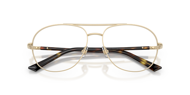 JC2021 Pale Gold MetalEyeglass Frames for Glasses Direct, Closed View